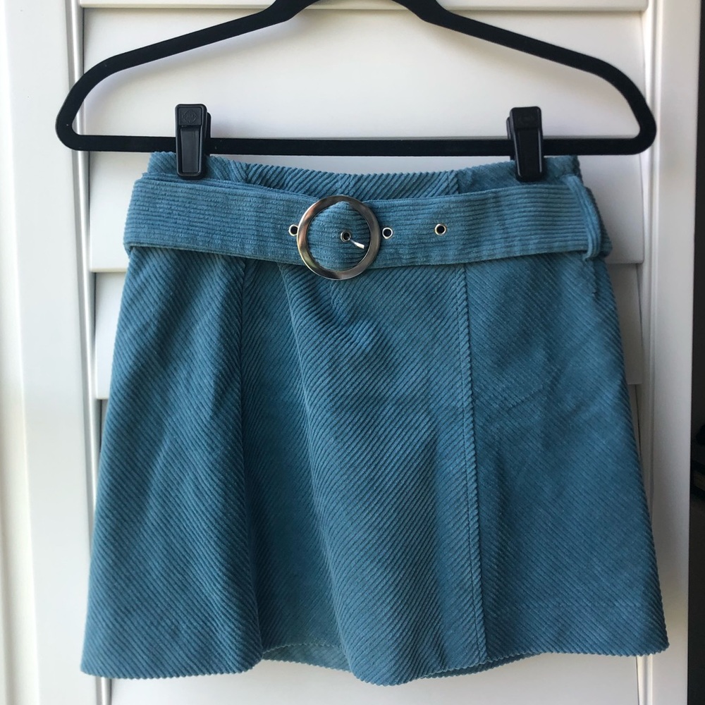 Zara blue skirt